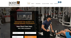 Desktop Screenshot of bodysculptorspersonaltraining.com